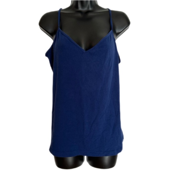 BUY 2 GET 1 FREE on any items priced $15 or less Lot of two navy blue tanks - Picture 3 of 7
